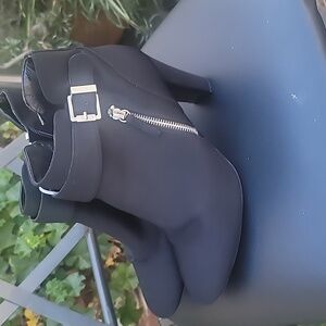 Ankle Western Booties Buckle Hardware SZ 10